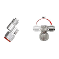 Miniatyrbilde 4 av 5: (2 pakker) 235486 7/8 tommer gjenge for luftfri malingssvivelledd 180 graders rotasjon