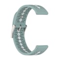 Miniatyrbillede 3 af 5: Farverig hul silikonerem til Suunto 9 Peak Rock Cyan White