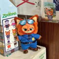 Zootopia blind box vinyl plysch nyckelring, söt Judy Hopps samlarleksak för flickor. Officer Nick