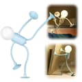 Formbar Rolig Sportman Nattlampa, DIY Form Nattlampor, Bra Present blue