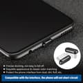 Miniatyrbilde 2 av 4: stk. (svart) USB C støvdeksel Type-C-deksel Kompatibelt