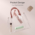 Pikkukuva 5 / 5: 3-in-1 pieni kädessä pidettävä tuuletin, kannettava USB-ladattava pieni taskutuuletin varavirtalähteellä, taskulampputoiminto naisille, matkustaminen, pinkki