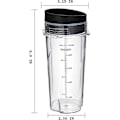 Miniatyrbillede 3 af 5: 16Oz Erstatningskopper til Ninja QB3001SS Passer til Kompakt Personlig Blender, med Låg - 2 Pak