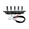 Miniatyrbillede 1 af 5: Emhætte Tastatur Switch Emhætte Switch Holdbar Stærk Køkken Husholdningsapparater Køkken Emhætte Trykknap Switch Black 5 Pushbutton