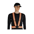 Miniatyrbillede 4 af 4: Sort Reflekterende Sele - Praktisk Reflekterende Vest til Maksimal Synlighed Orange