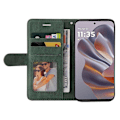 Miniatyrbillede 2 af 5: KT Læder Serie-1 Til Motorola Edge 50 Neo 5G Læderetui Farvesammensætning Telefon Cover Wallet Stativ Multicolor Style C