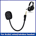 Miniatyrbilde 2 av 5: Erstatnings spillmikrofon avtakbar mikrofonbom for ~Steelseries Arctis 1 1.0 One kablede trådløse hodetelefoner Gaming Heads
