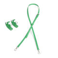 Miniatyrbillede 1 af 5: Moderigtig taskerem skulderrem PU læder udskiftningsrem justerbar crossbody taskerem håndtaske udskiftningsrem grøn Green