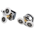 Miniatyrbilde 3 av 5: Er Door R, 4 Doble Er Door Rs Skyvedørs Rs Er Kabinett Erstatningshjul For 14mm Glasshull