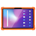 Pikkukuva 2 / 5: Tablettikotelo Blackview Tab 12:lle, iskunkestävä silikoni+PC-suojakuori jalustalla Orange