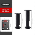 Pikkukuva 2 / 5: Helposti asennettava 4 pöydänjalan sarja, korkeussäädettävä sopimaan erilaisiin kodin tyyleihin Black 18cm-30cm