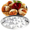 Miniatyrbilde 4 av 5: Escargot-tallerken Easy Clean 12-hull Varmebestandig Lett Serveringssnegletallerken for Escargot KAESI