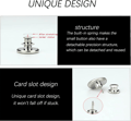 Miniatyrbild 4 av 8: Avtagbara jeansknappar 10-pack Silver Perfect Fit Button Silver