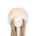 Miniatyrbillede 1 af 2: Dame Fluffy Faux Fur Pandebånd Hat Tyk Øre Vinter Varmt Sno A