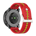 Miniatyrbillede 5 af 5: Farverig hul silikonerem til Suunto 9 Peak Red Green