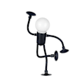 Miniatyrbillede 1 af 5: Formskiftende Sjov Sportsmand Natlampe, 2024 Nyeste DIY Form Natlamper Black