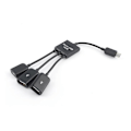 Miniatyrbillede 1 af 5: 3 USB Adapter OTG Adapterkabel Han Hun Adapter Micro USB Kabel Adapter USB HUB Adapter
