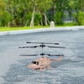 Miniatyrbilde 4 av 5: Helt Ny Fjernstyrt Helikopter, 3,5 Kanaler RC Drone Helikopter med LED Lys for Natten White
