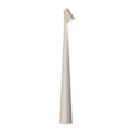 Miniatyrbillede 1 af 5: Elegant Slank Konisk Fod Bordlampe Bærbar Dæmpbar Led Skulptur Lys Dec White