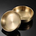 Miniatyrbilde 3 av 5: Kjøkken Rustfritt Stål Koreansk Krydderplate Kald Matrett Kimchi Plate Risskål Matlaging Krydderverktøy Tilbehør silver 12cm