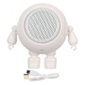 Miniatyrbild 1 av 5: Portabel Bluetooth-högtalare Robotform Bluetooth 5.0 1000mAh Inbyggd Mikrofon Mini Trådlös Högtalare för Hem Utomhusfest Vit