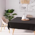 Fläckresistent duk, polyester, svart, 180x180 cm