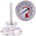 Miniatyrbillede 2 af 5: Kødtermometer, Ovntermometer i rustfrit stål til grillrygertermometer 75℃ til 300℃ og 150℉ til 600℉ (Type B 300°C)