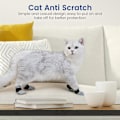 Miniatyrbild 5 av 5: Klorfria skor för katter - Justerbara katt-skor för klösande Polyester katt-tasskydd Katt halkfria strumpor