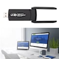 Miniatyrbilde 2 av 5: 1300 Mbps Trådløs USB WiFi-adapter, USB 3.0 Wifi Dongle PC Nettverksadapter
