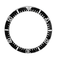 Miniatyrbilde 3 av 5: Urskive Keramisk Bezel, Submariner Automatisk Utskiftningstilbehør BlackWhite