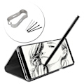 Miniatyrbilde 5 av 5: Stylus S Pen Spisser Penne Refill Verktøysett for Samsung Galaxy Note 8/9 Tab S3/4 Black