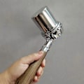 Miniatyrbilde 4 av 5: 57mm 50mm Kaffedosering Kopp Snusekrus For Espressomaskin Slitesterk Rustfritt Stål Kaffedosering Kopp Drop Shipping Silver 57mm