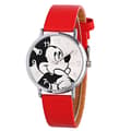 Sødt Mickey Tegneserie Børn Studenterur Mickey Mouse Bælte Mode Quartz Ur Rød Rød