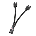 Miniatyrbillede 2 af 5: Bundkort USB 2.0 9-pin Header 1 til 2 Udvidelseshub Splitter Adapter ConvertGu