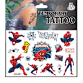 Miniatyrbillede 2 af 5: Spiderman-tatoveringer - 4 ark - Børnetatoveringer - Avengers flerfarvet