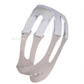 Miniatyrbillede 4 af 6: Hake- og Kindben Silikon Slimming Bandage V-Line Ansigtsformeringsværktøj 1 stk hvid 1pc white