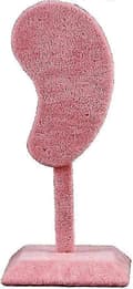 Miniatyrbillede 1 af 5: Mode Øreformet Øreringe Display Stand Mikrofiber Øreringe Holder Øreclips Øreringe Display Stand Pink