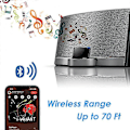Miniatyrbild 4 av 4: Uppgraderad Version I-WAVE 30-Pin Bluetooth 5.1 Ljudmottagare A2DP Musik Mini Trådlös Adapter - Bra