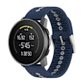 Miniatyrbillede 4 af 5: Farverig hul silikonerem til Suunto 9 Peak Midnight Blue Grey