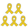 Miniatyrbild 1 av 3: Set med 5 bandbroschnålar, vacker design, bandemaljnål, legeringsmaterial Yellow