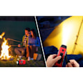 Miniatyrbilde 5 av 5: 2000MAH Håndvevradio Powerbank; Solcellelampe - rød, god kvalitet