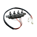Miniatyrbillede 1 af 5: Emhætte Tastatur Switch Emhætte Switch Holdbar Stærk Køkken Husholdningsapparater Køkken Emhætte Trykknap Switch Black 4 Pushbutton