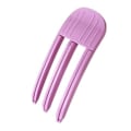 Miniatyrbilde 1 av 5: Pannelugger for kvinner, enkle å bruke, DIY hårrullere for styling, klipping, seksjonering av salonghår Purple Small