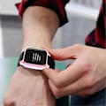 Pikkukuva 5 / 5: Kellon suojakotelo Garmin Venu SQ:lle, suojapuskuri sisäänrakennetulla karkaistulla lasisella näytönsuojalla, kova suojakotelo Pink
