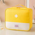 Miniatyrbild 6 av 10: Mini Bärbar Medicinväska Mini Tom Medicinväska Multifunktionell Utomhusväska Yellow Extra Large