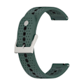 Miniatyrbillede 1 af 5: Farverig hul silikonerem til Suunto 9 Peak Olive Green Black