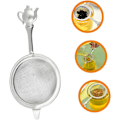 Miniatyrbillede 2 af 4: Te-si Rustfrit Stål Te-si Matcha-si Metal Si Løse Te-blade Te-infuser Mini