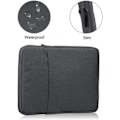 Pikkukuva 3 / 4: Yleinen suojakotelo 9,7-10,5 tuuman kuulokkeille iPad Air 3/air 2/ air/Pro, Galaxy Tab S3 jne. iPad-hiha kotelo Dark Grey