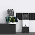 Miniatyrbillede 4 af 5: Bærbar Genopladelig Mini Ventilator Håndholdte Vifter Foldbare Vifter Bærbar Håndholdt Ventilator White