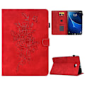 Pikkukuva 1 / 5: Samsung Tab A 10.1 T580/T585 (2016) -tabletille embossoitu litteä Samsung Galaxy Tab A 10.1 (201 Red